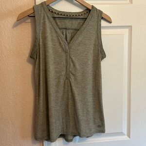 Sherpa Asha V-Neck Tank grey Size Small